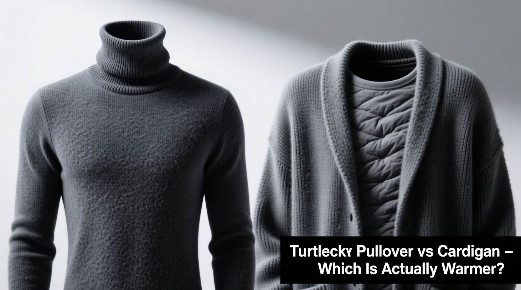 turtleneck pullover vs cardigan which sweater style is actually warmer