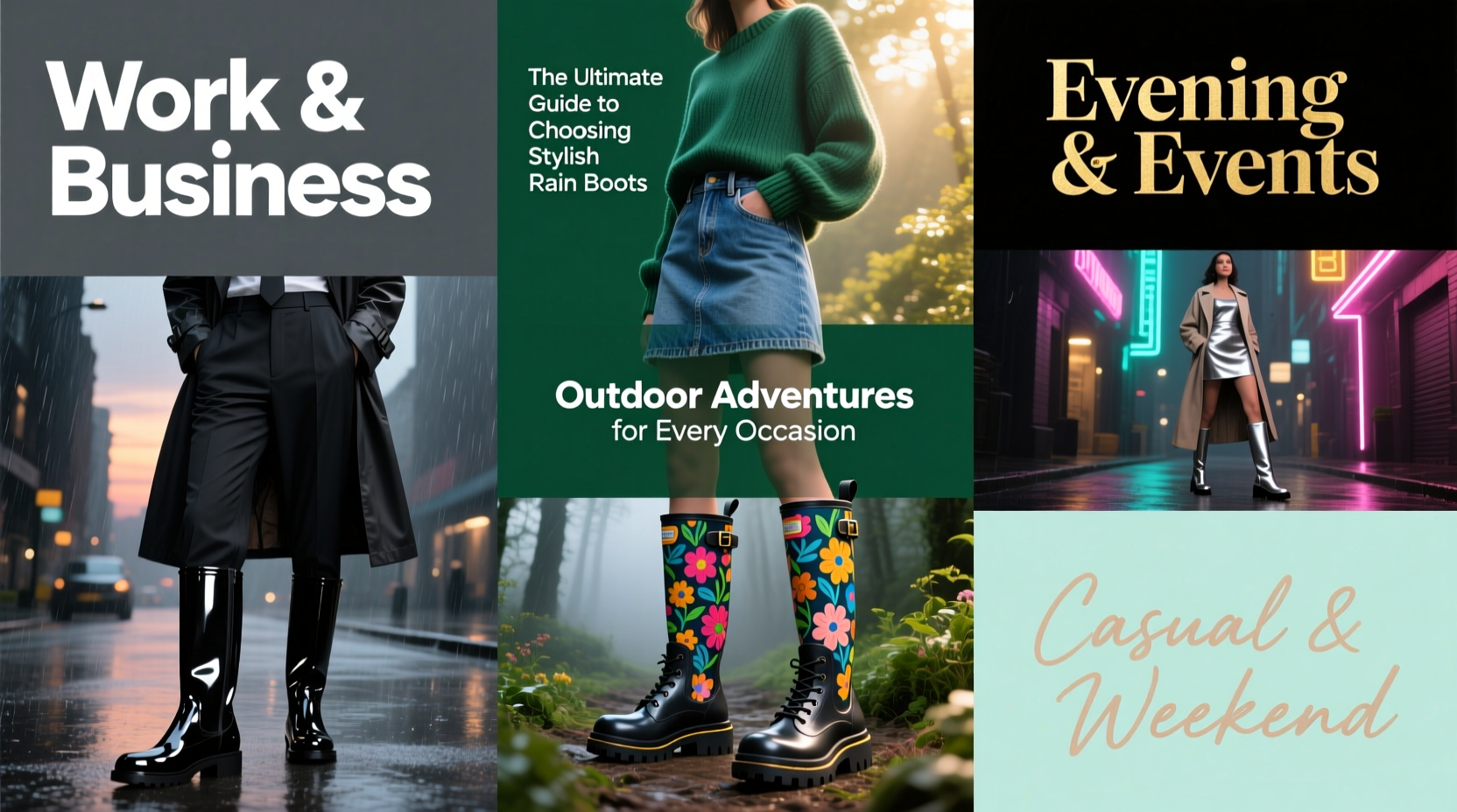 the ultimate guide to choosing stylish rain boots for every occasion