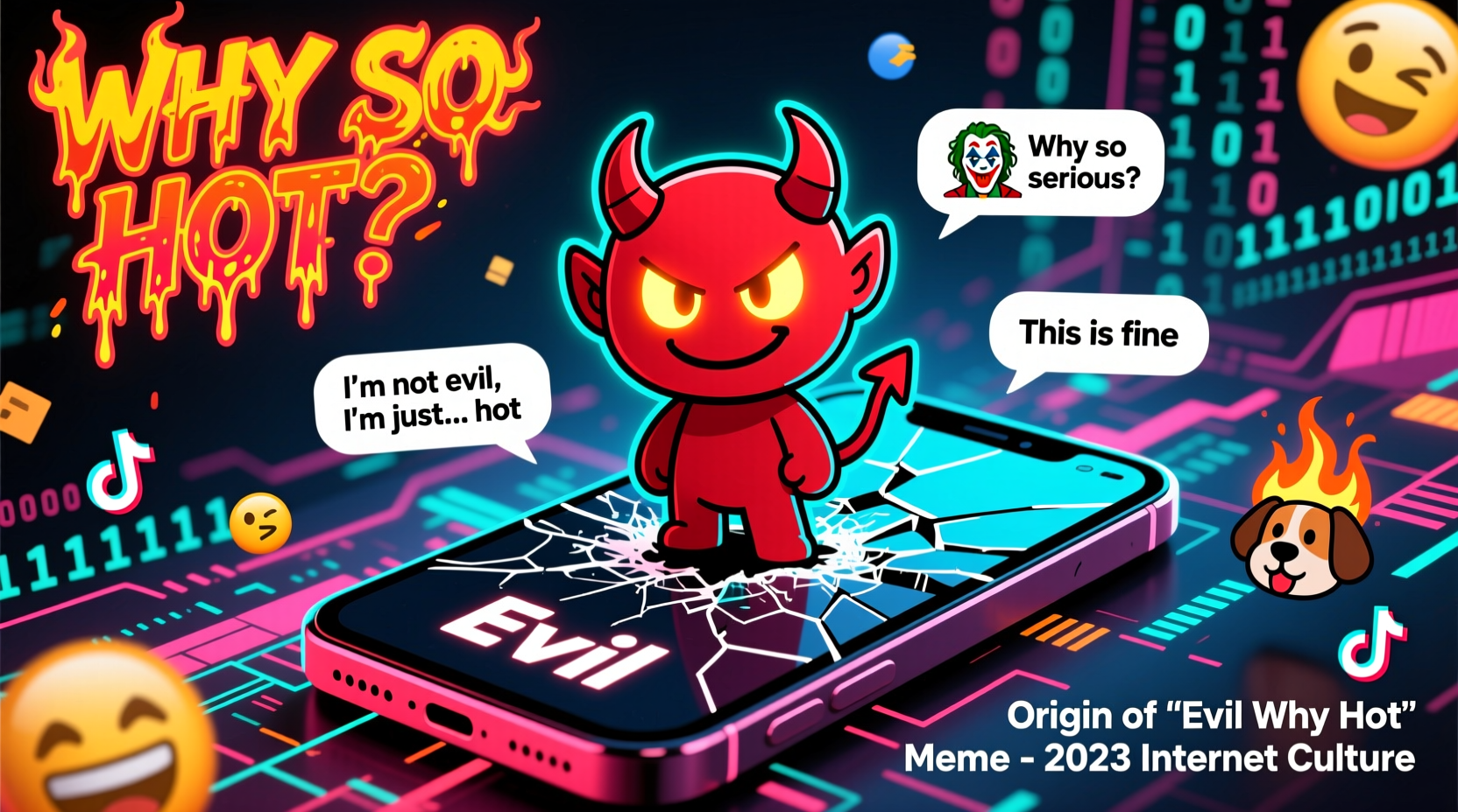 if evil why hot meme origins meaning and examples