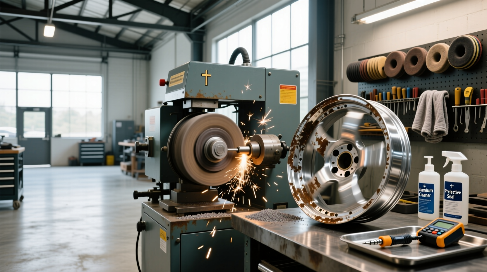 How to choose motorcycle rim polishing machine, How to clean dirty motorcycle rims?