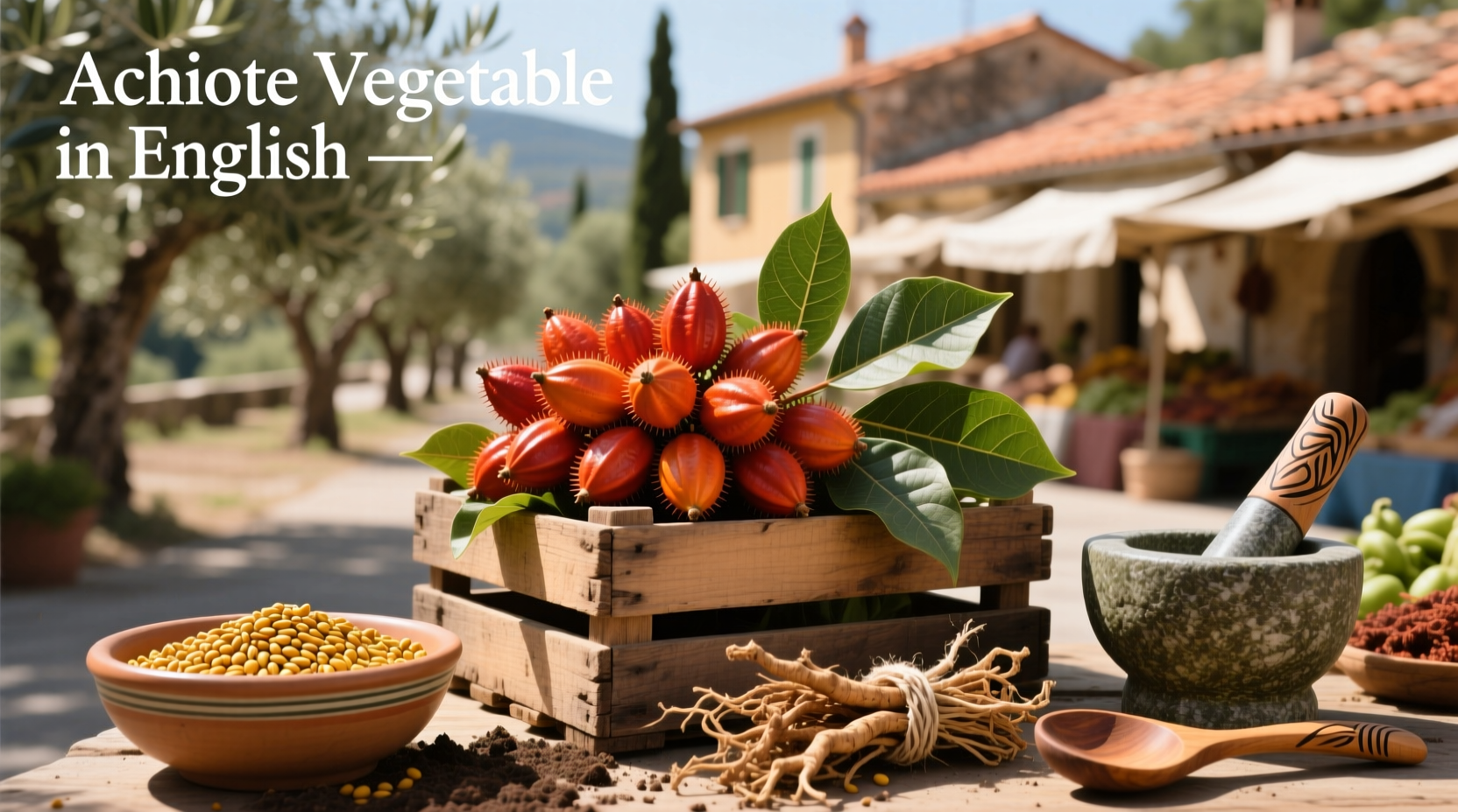 achiote vegetable in english annatto guide