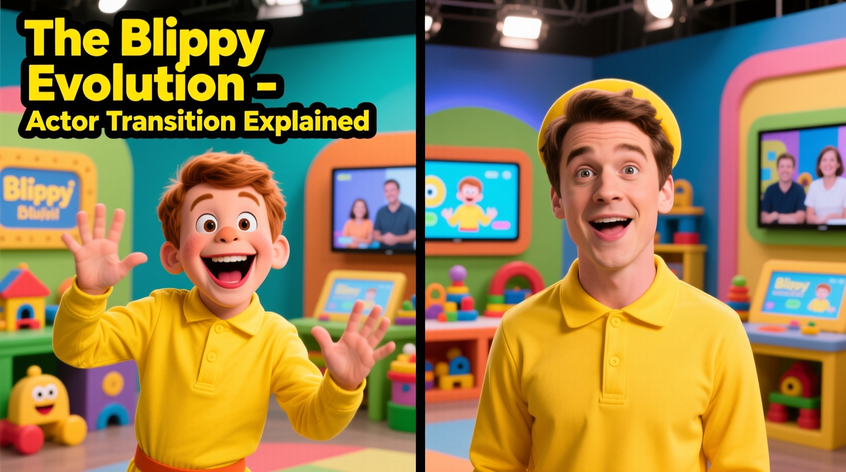 why did blippi change actors the blippi actor transition