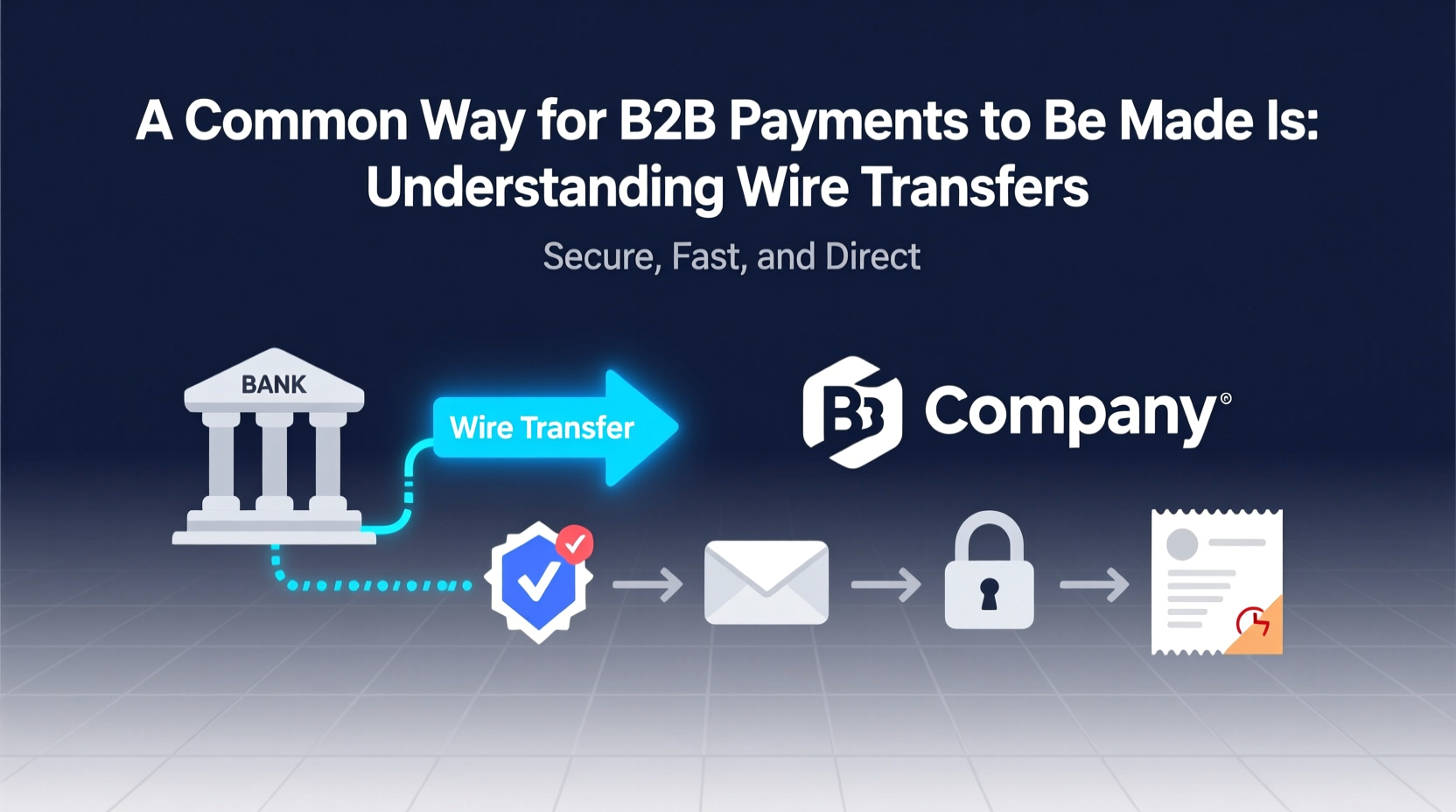 a common way for b2b payments to be made is