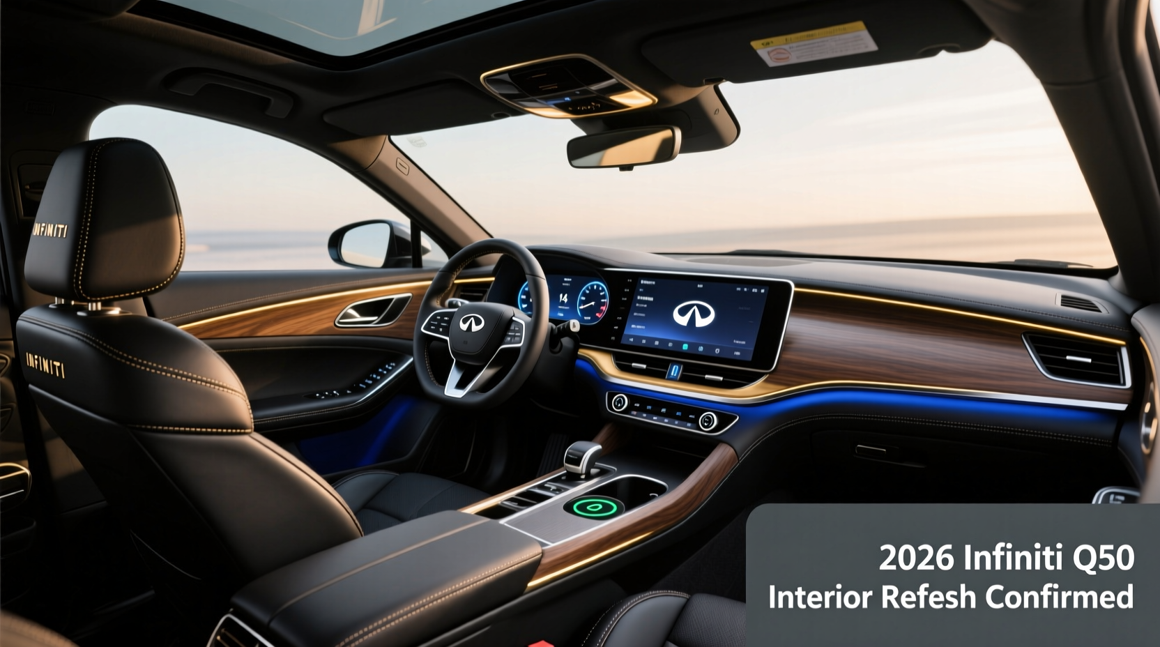2026 q50 interior refresh