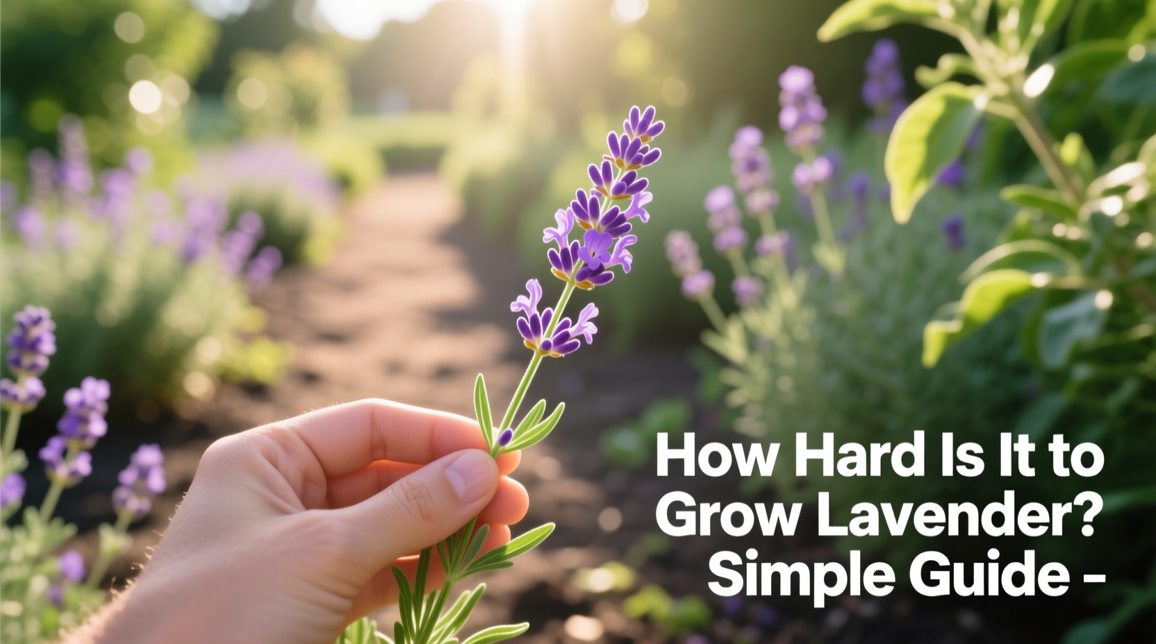 how hard is it to grow lavender