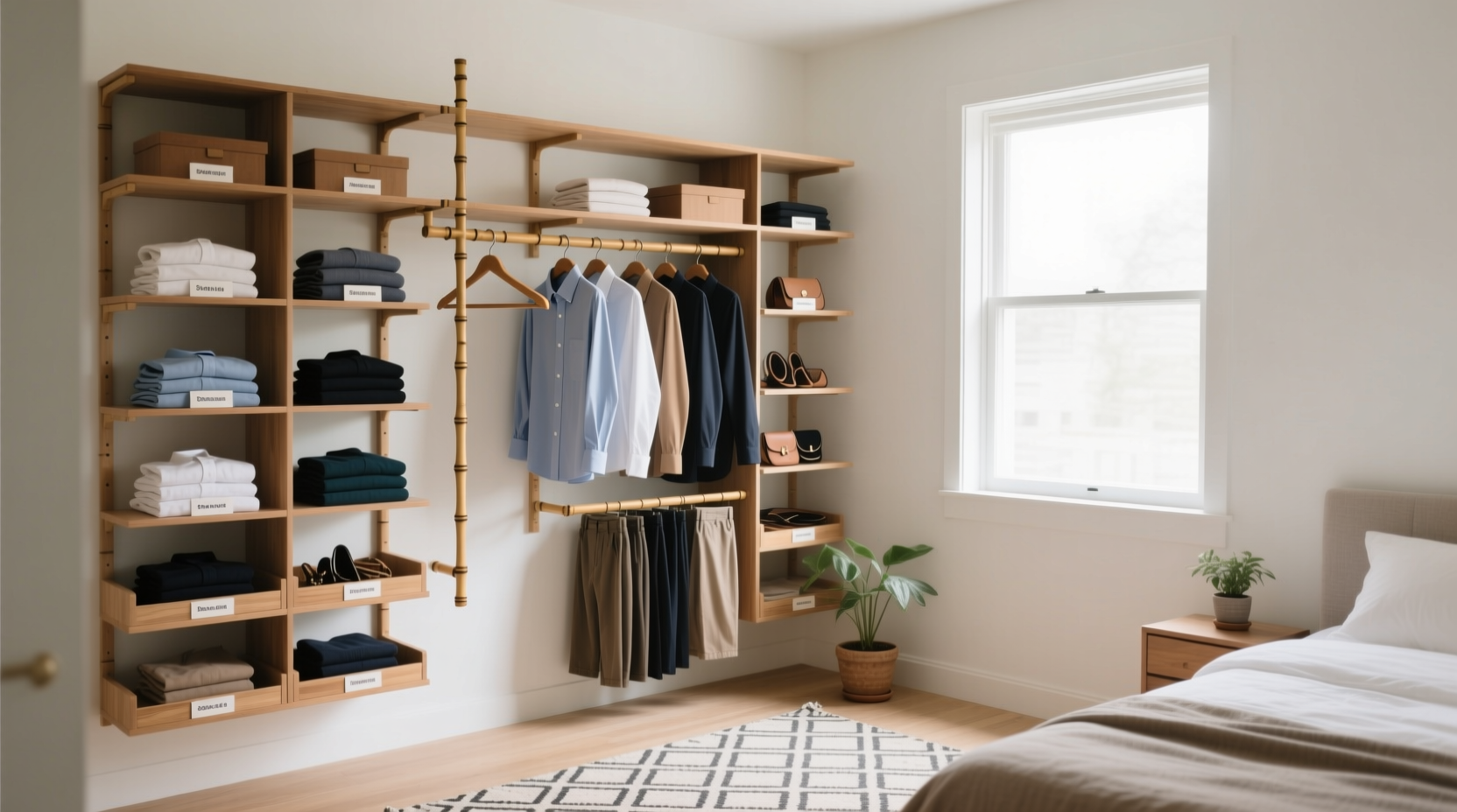 how to organize your closet