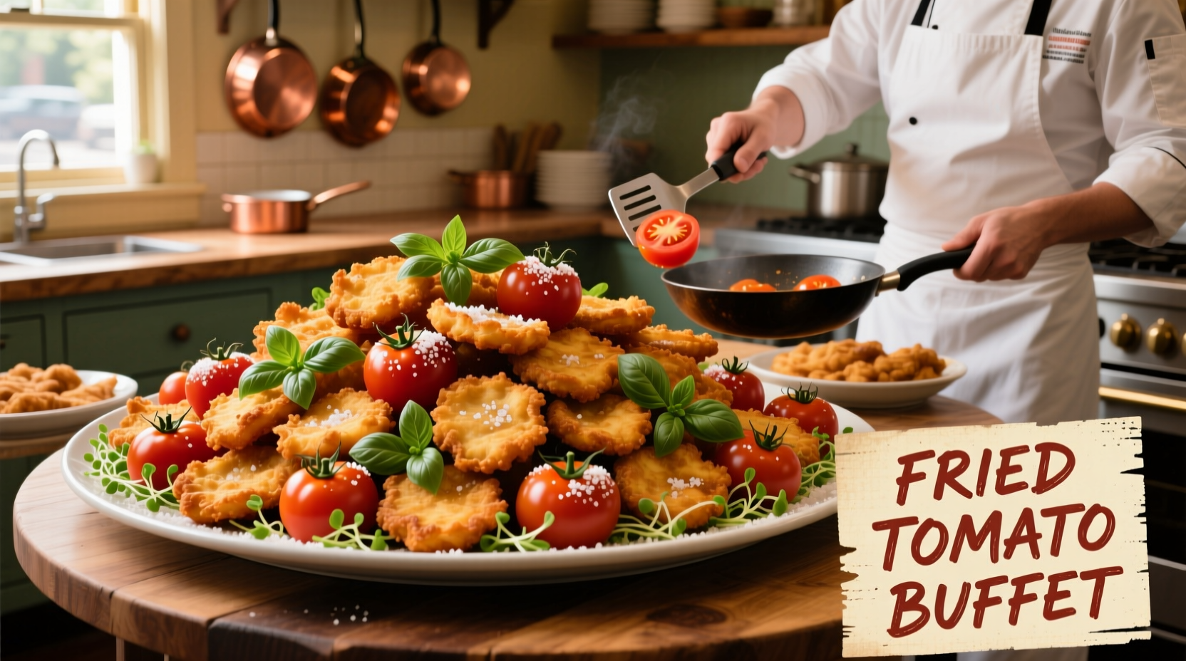 Fried Tomato Buffet Service Guide: Keep Them Crisp for Hours