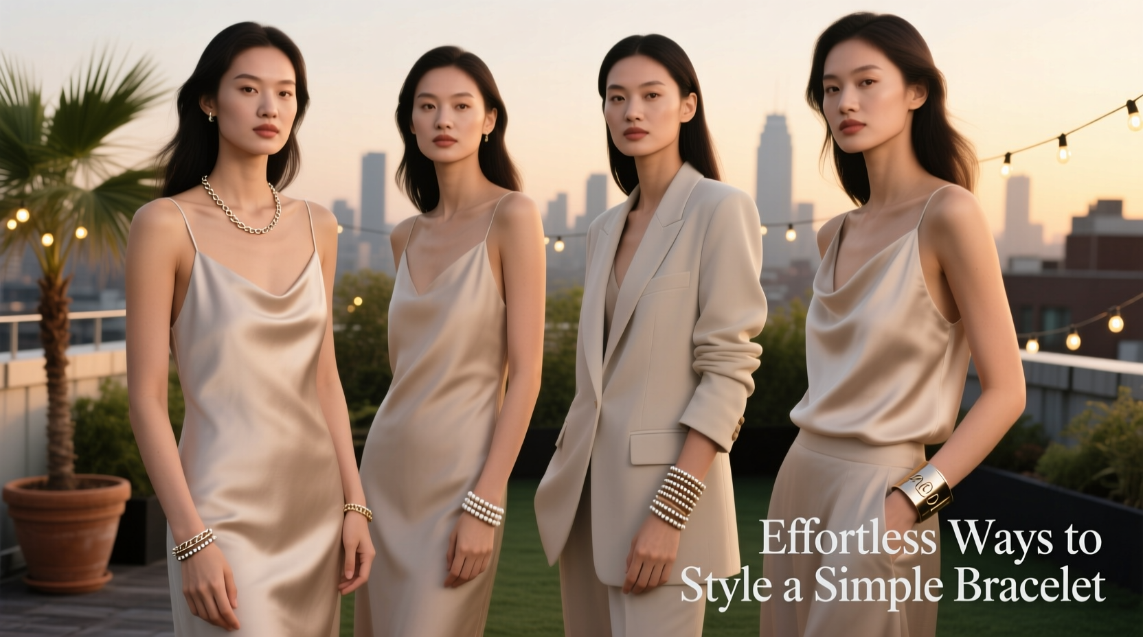 effortless ways to style a simple bracelet for any party look