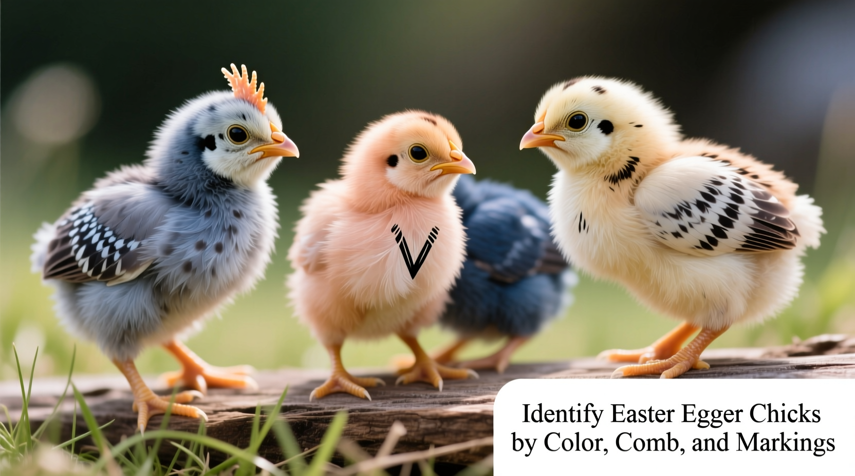 how to identify easter egger chicks