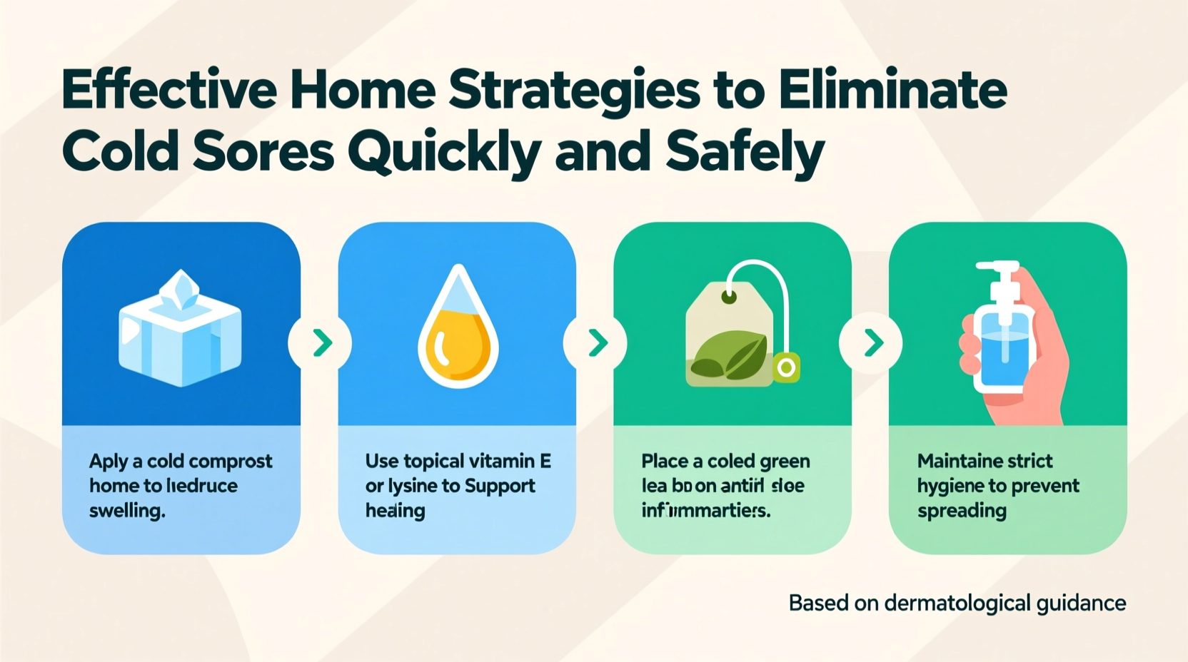 effective home strategies to get rid of cold sores on your lip quickly and safely