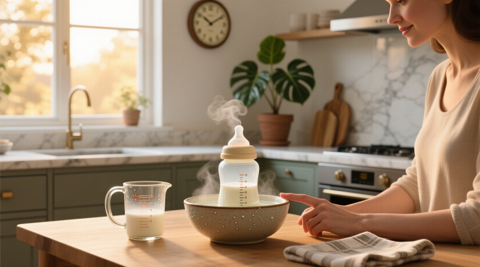 reheating breast milk safely