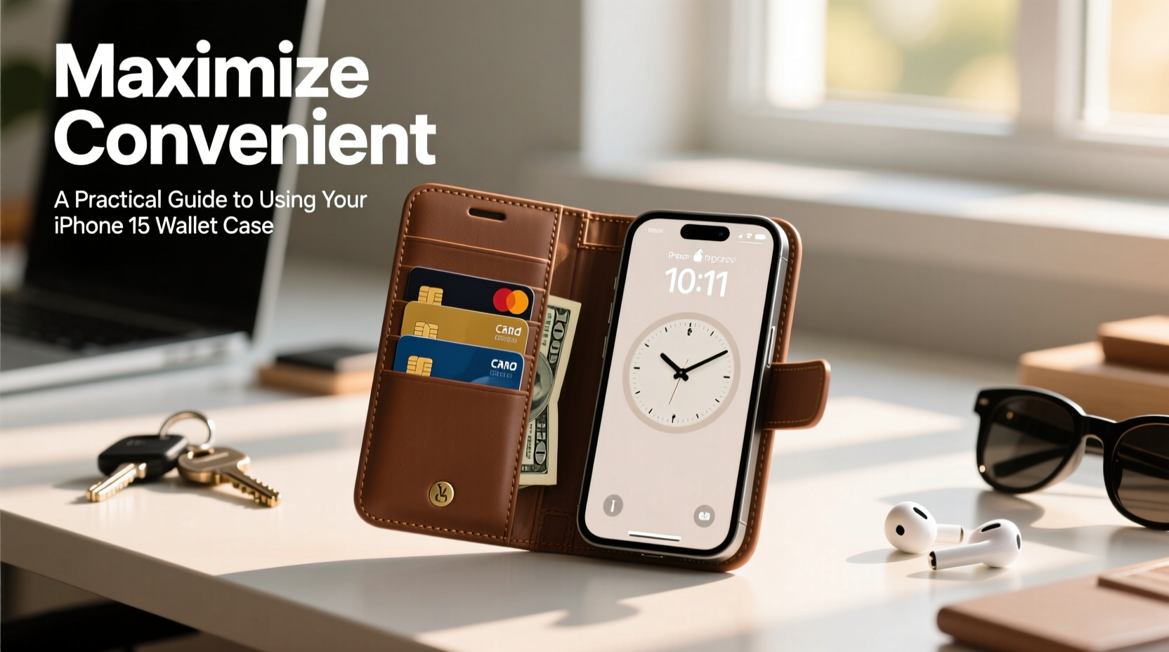 maximize convenience a practical guide to using a wallet case with your iphone 15