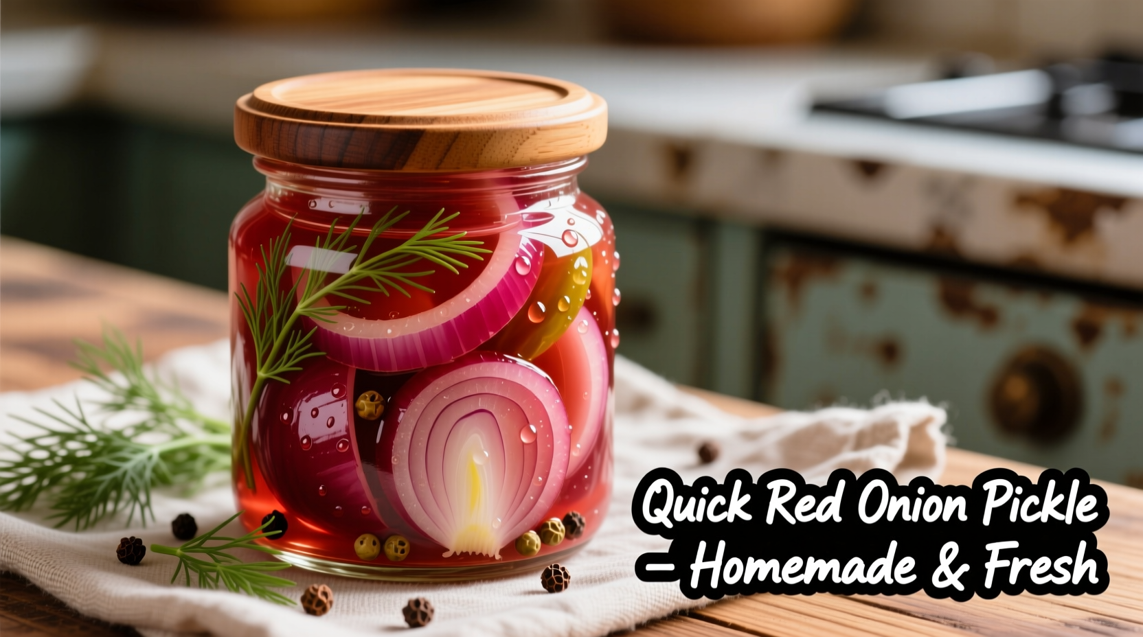 Quick Red Onion Pickle: 15-Minute Recipe for Crisp, Tangy Onions