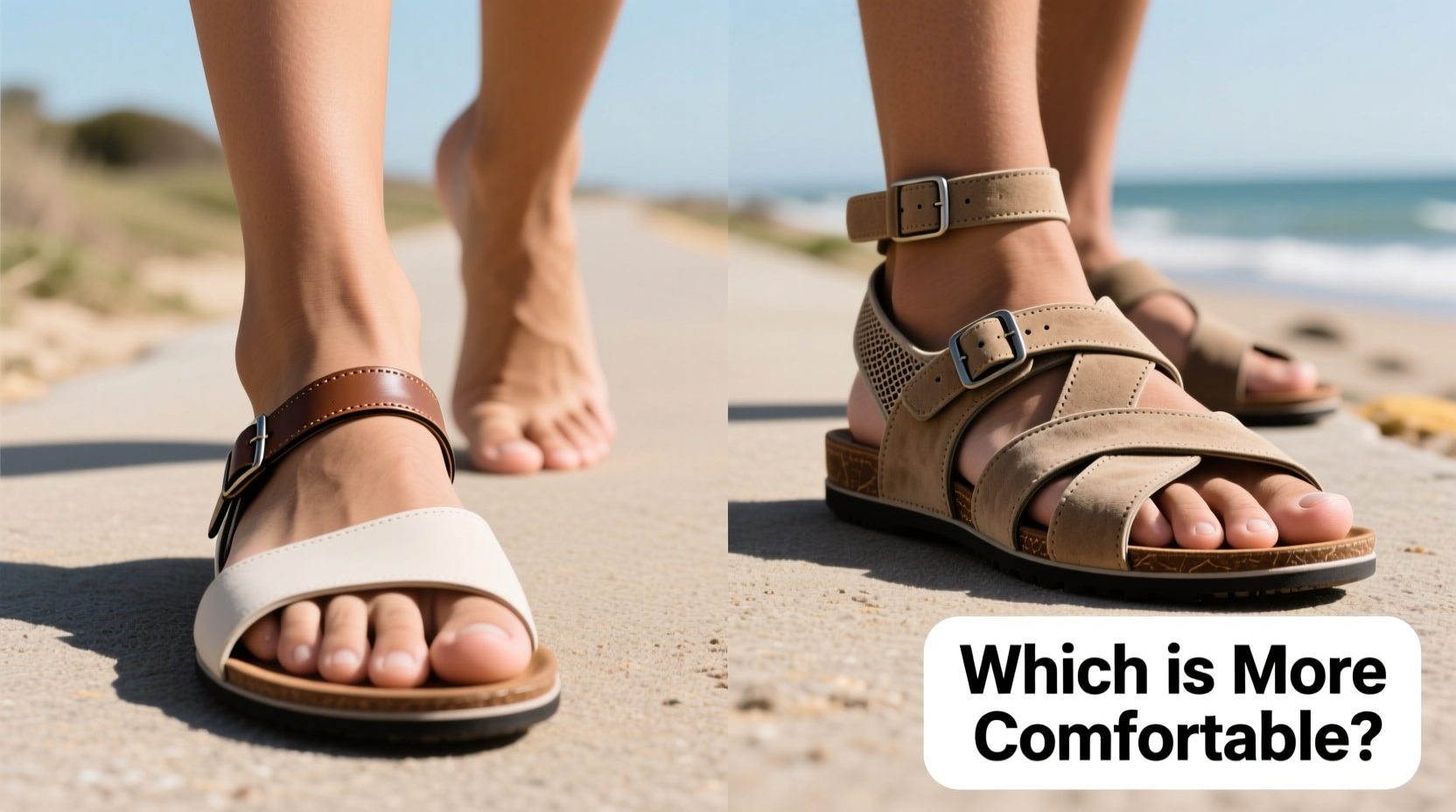 single strap vs multi strap sandals which style is actually more comfortable