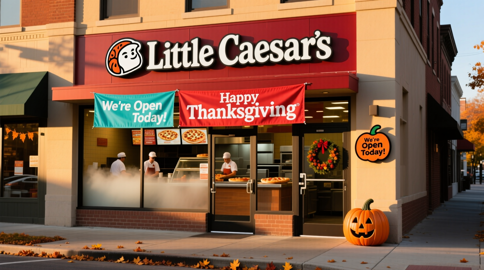 is little caesars open on thanksgiving day