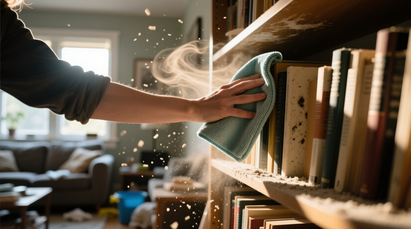 how to get rid of dust