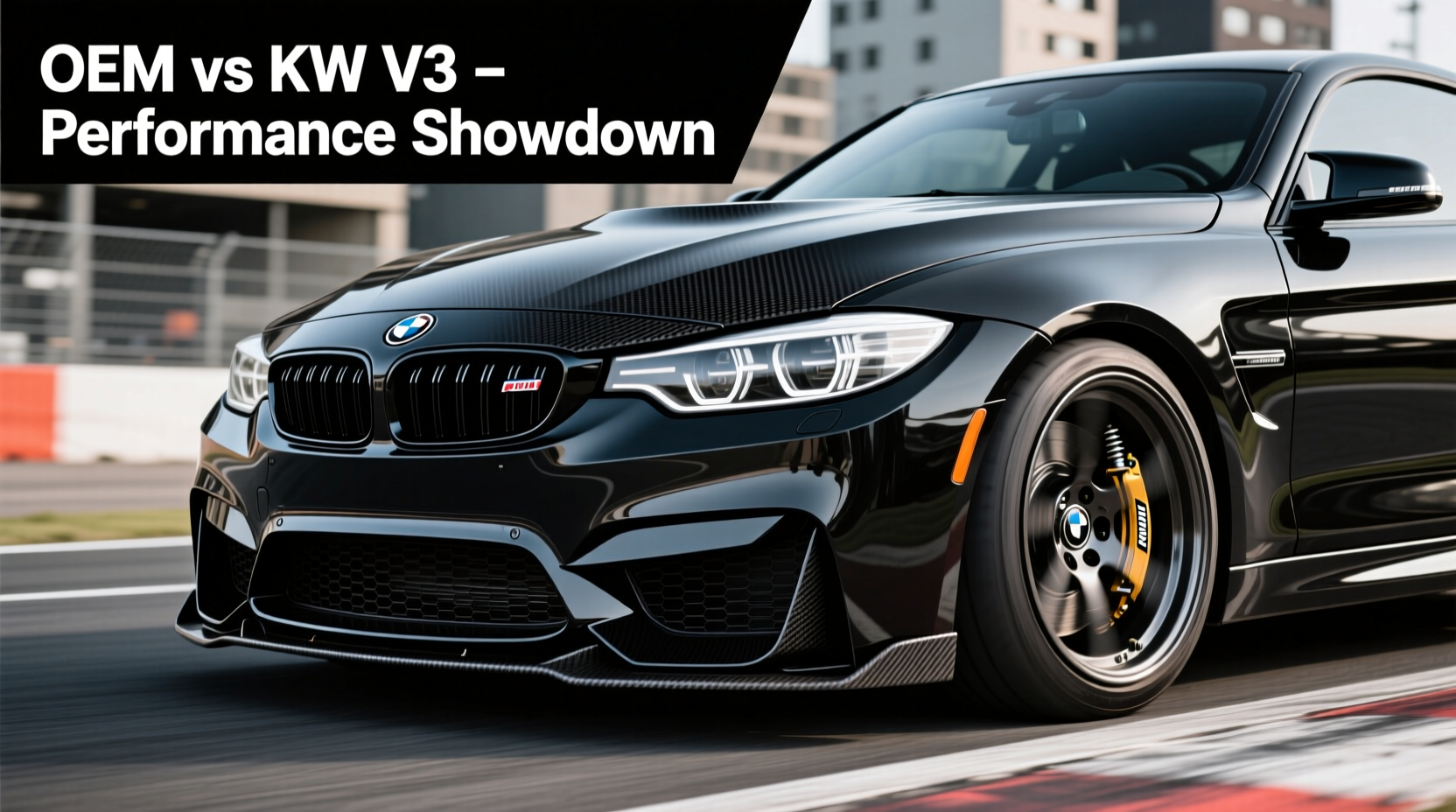 f82 oem vs kw coilovers