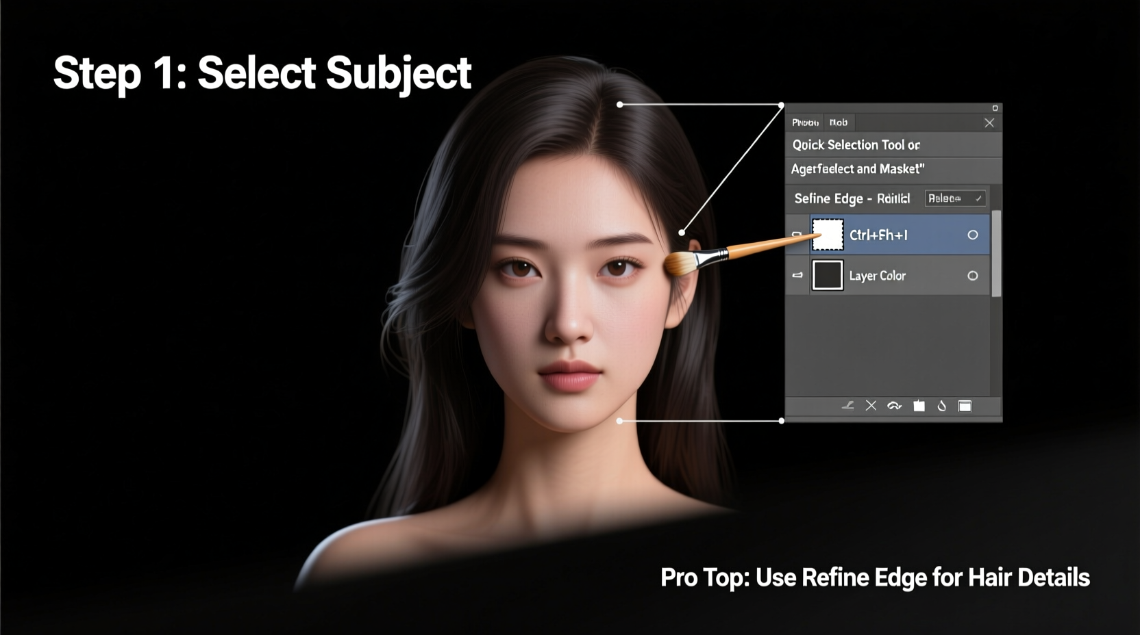step by step guide how to make the background of a photo black easily and professionally