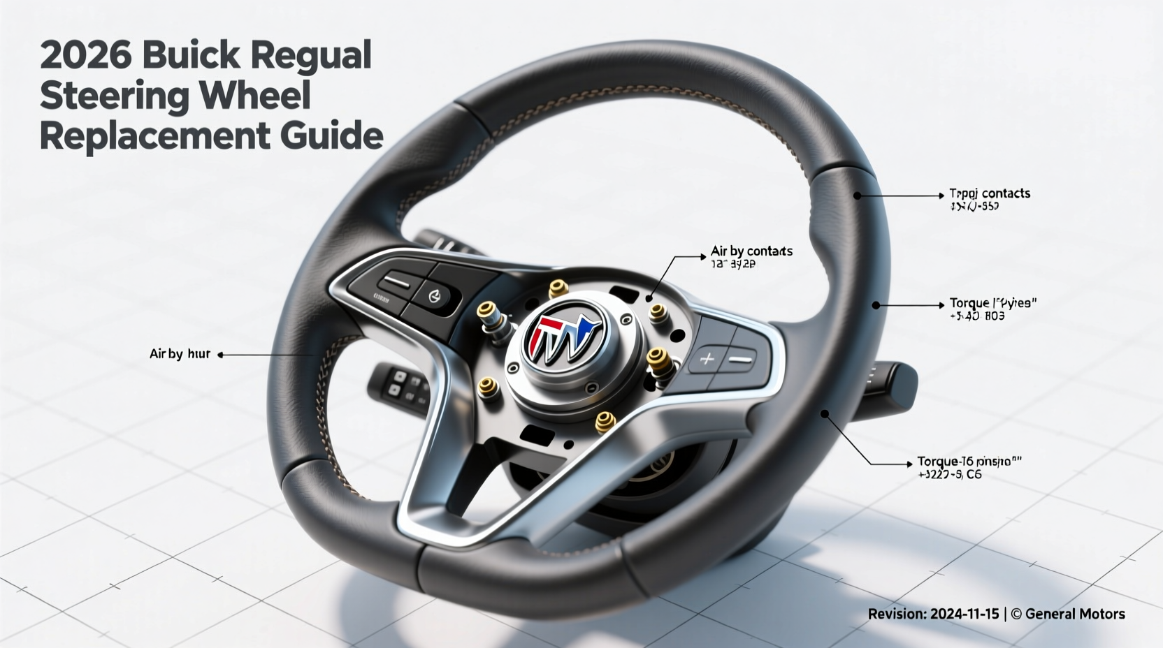2026 regal steering wheel replacement