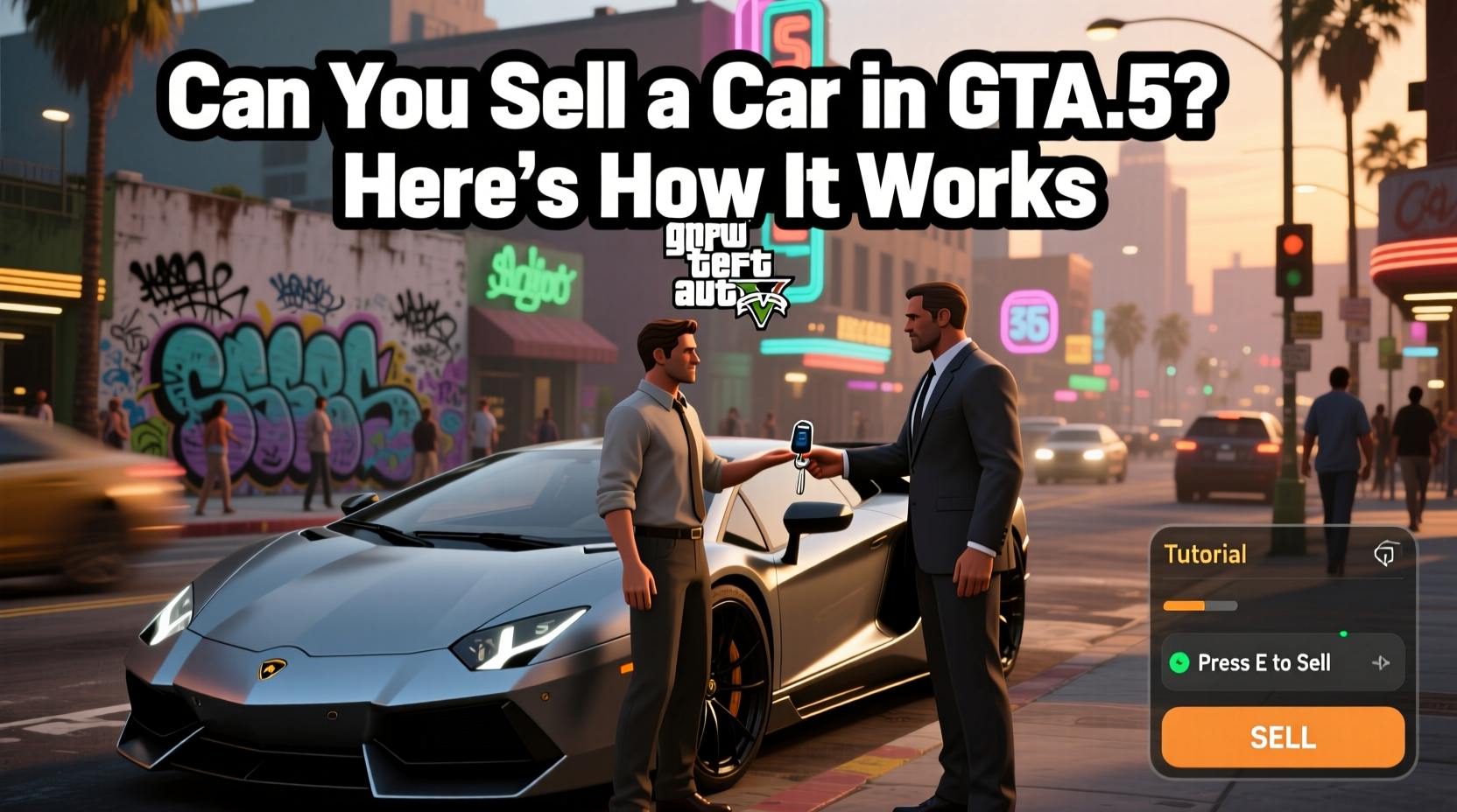 can you sell a car on gta 5