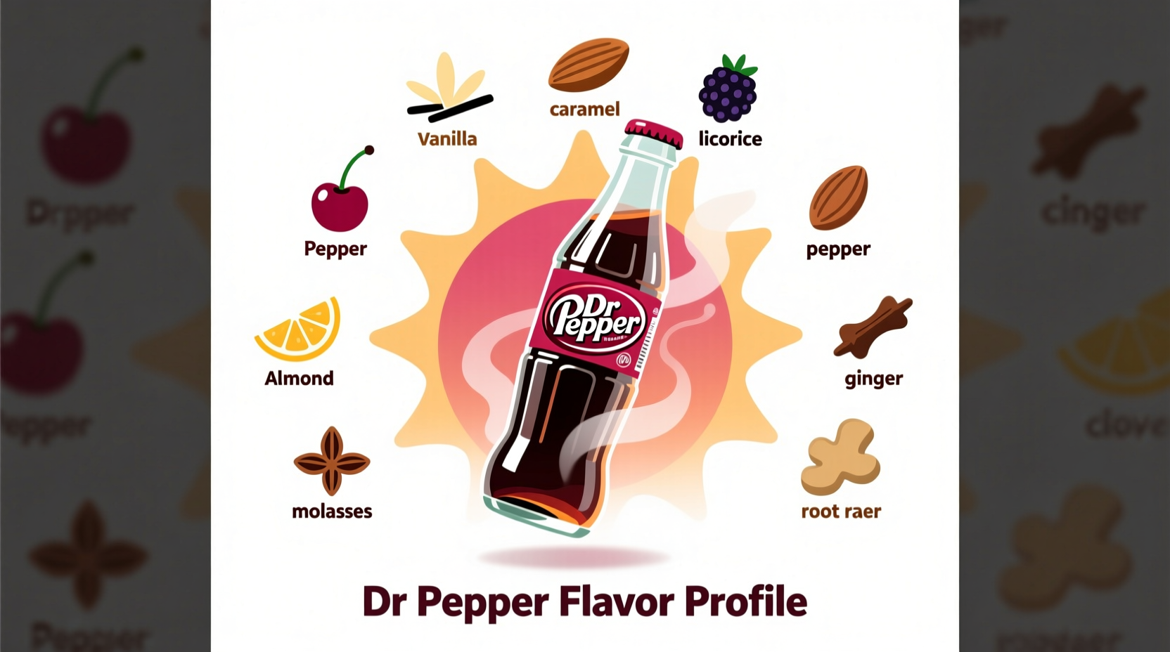 what are the flavors in dr pepper