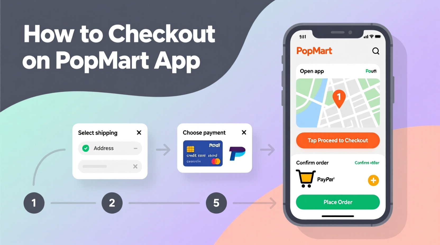 how to checkout on popmart app