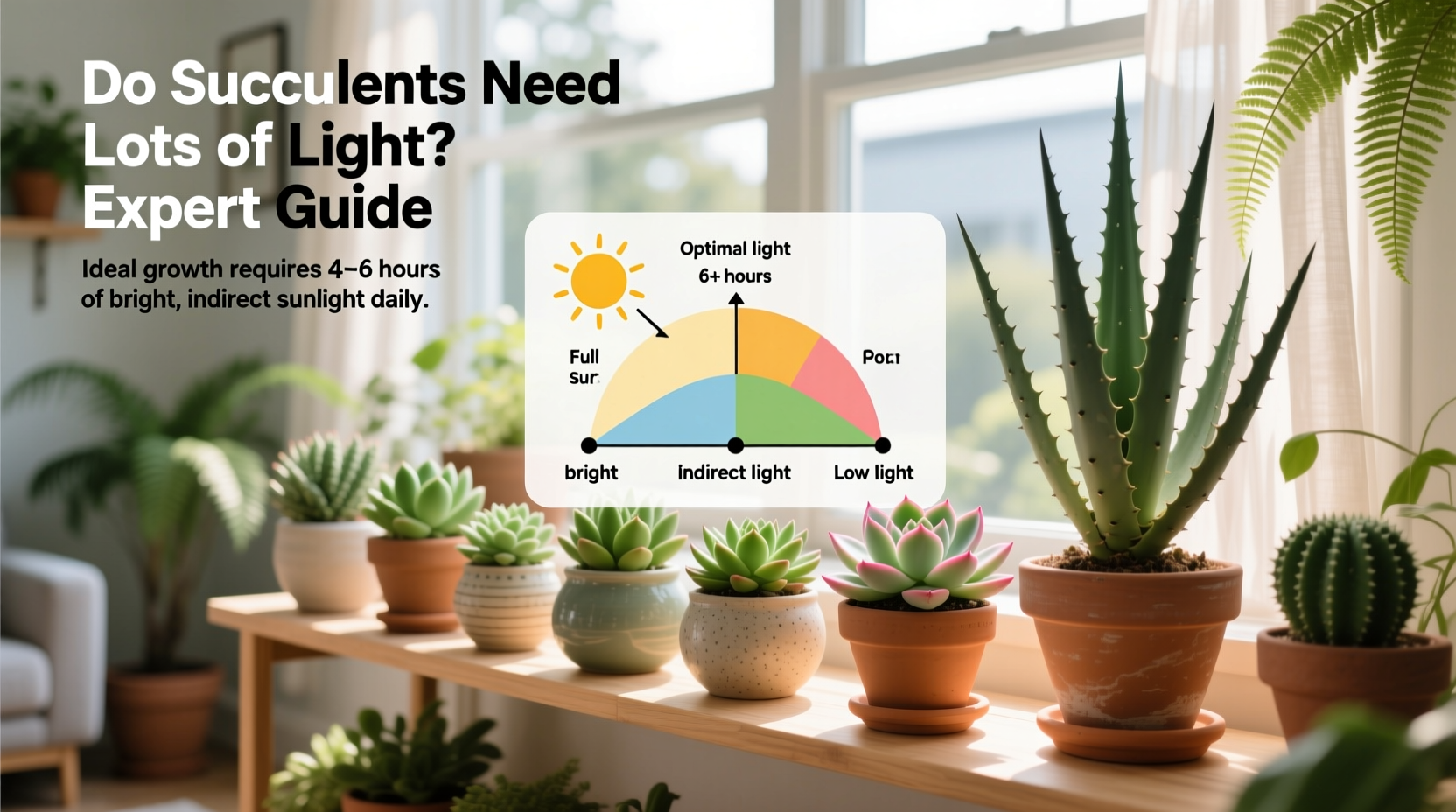 do succulents need lots of light