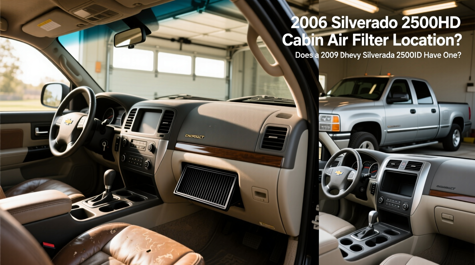 2006 2009 silverado 2500hd cabin air filter location guide