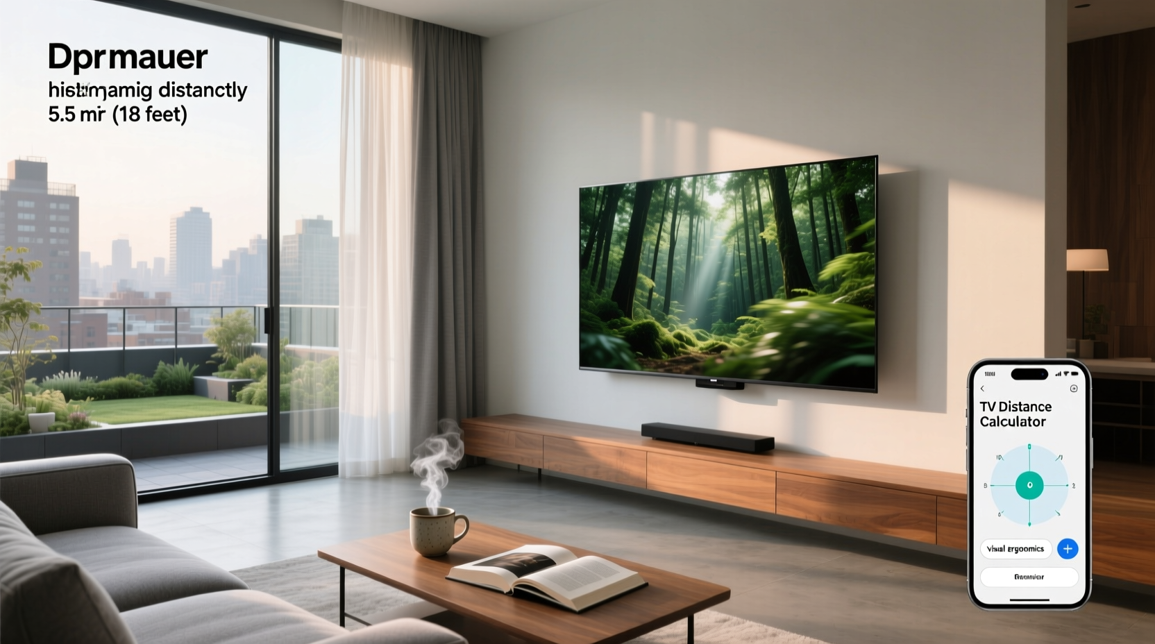 55 inch tv viewing distance guide