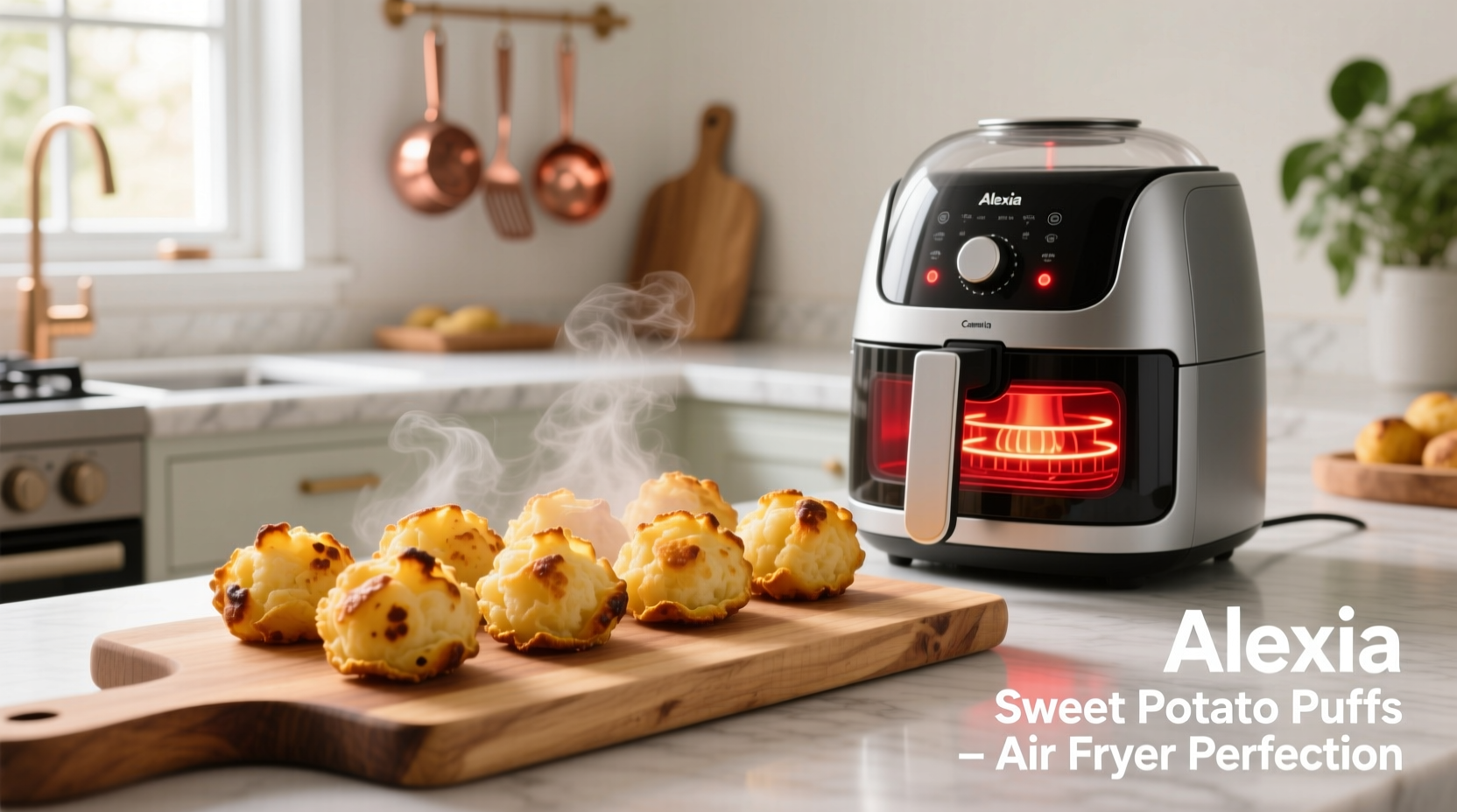 alexia sweet potato puffs air fryer