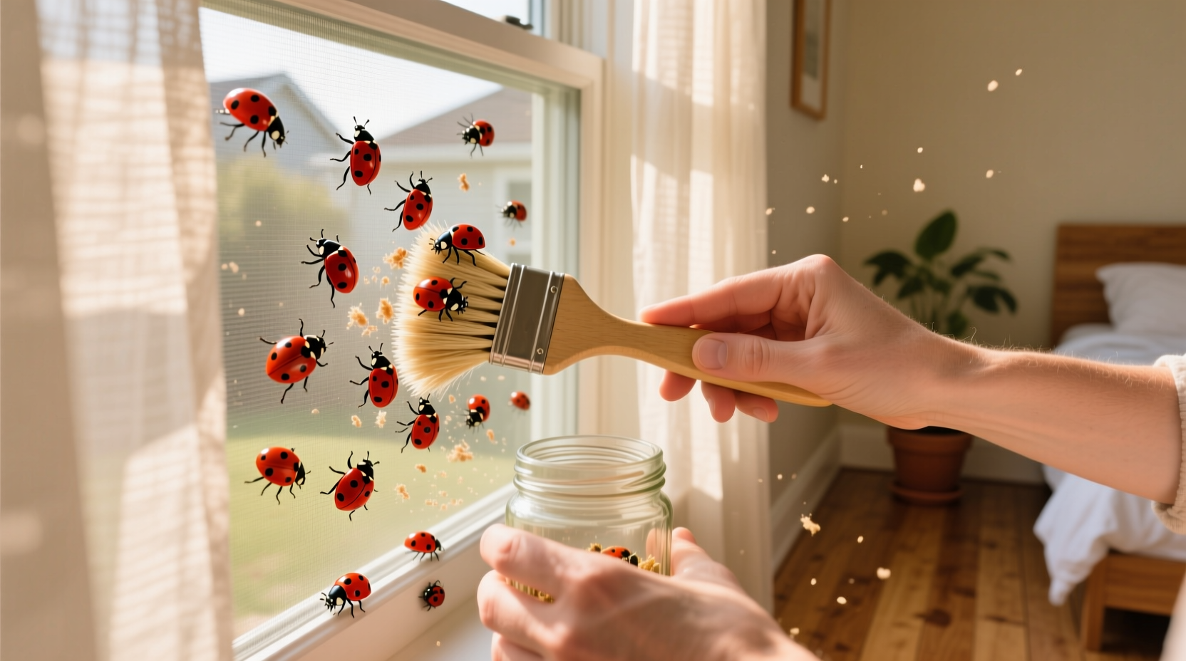 how to get rid of ladybugs
