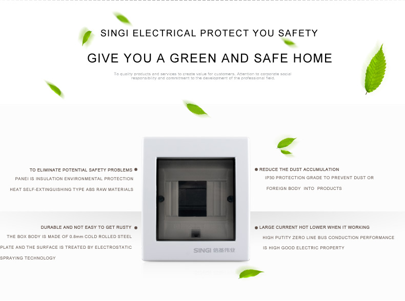 Lighting Power Electrical Equipment Mcb Distribution Box GNB-10 Series Low Voltage Electrical Equipment & Supplies SINGI or OEM