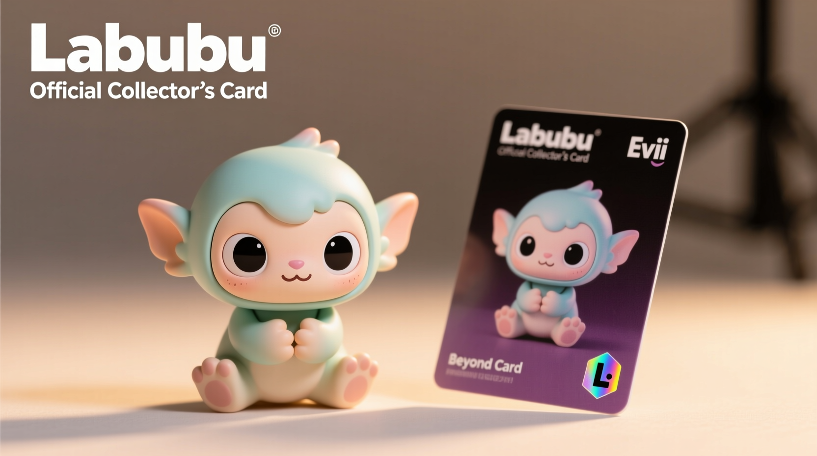 does labubu come with a card