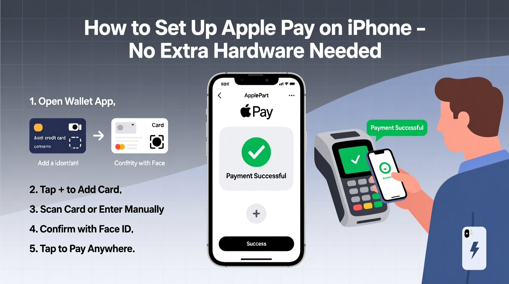 how to easily set up and accept payments on your iphone without extra hardware