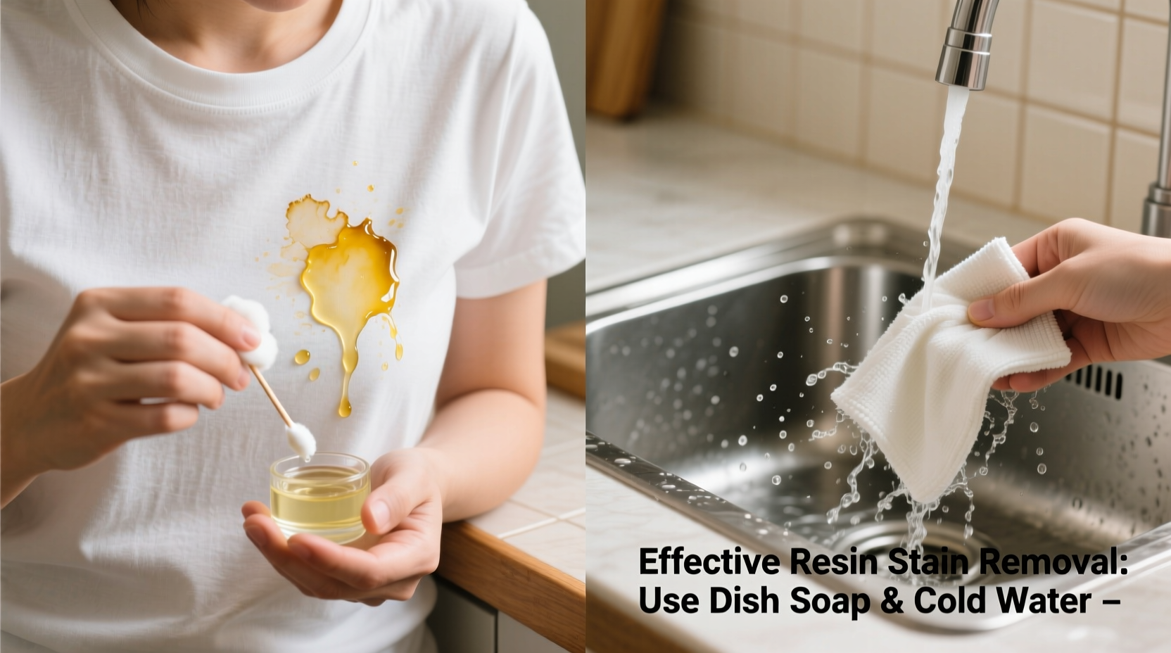 effective methods to remove resin stains from clothes without damaging fabric 2