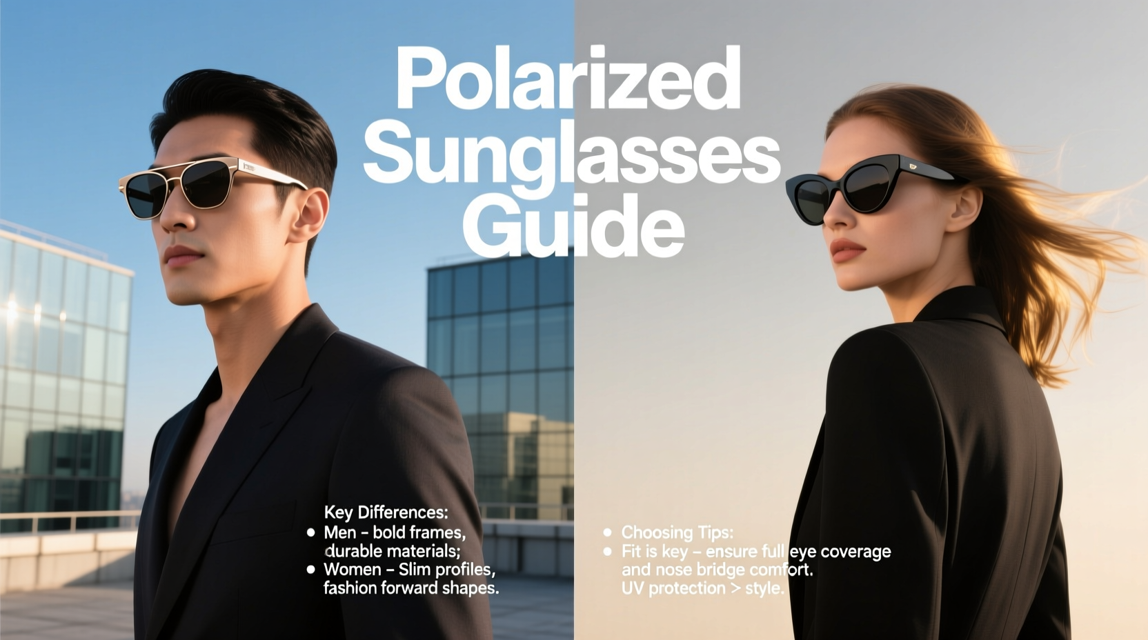 polarized sunglasses guide key differences and choosing tips for men and women