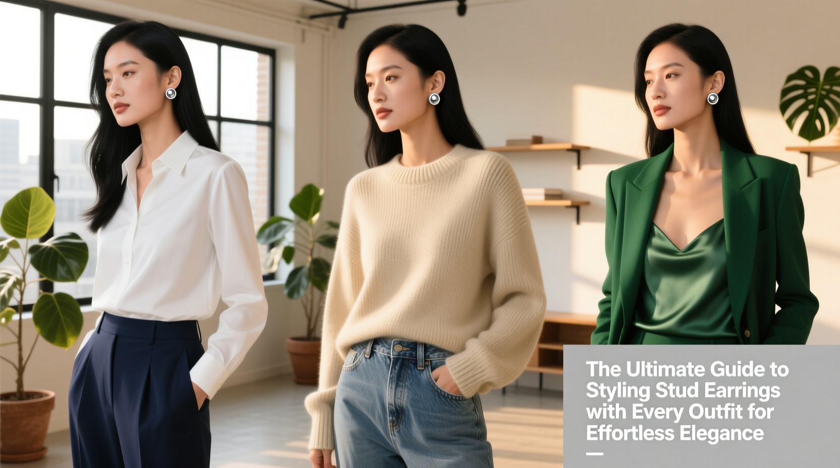 the ultimate guide to styling stud earrings with every outfit for effortless elegance