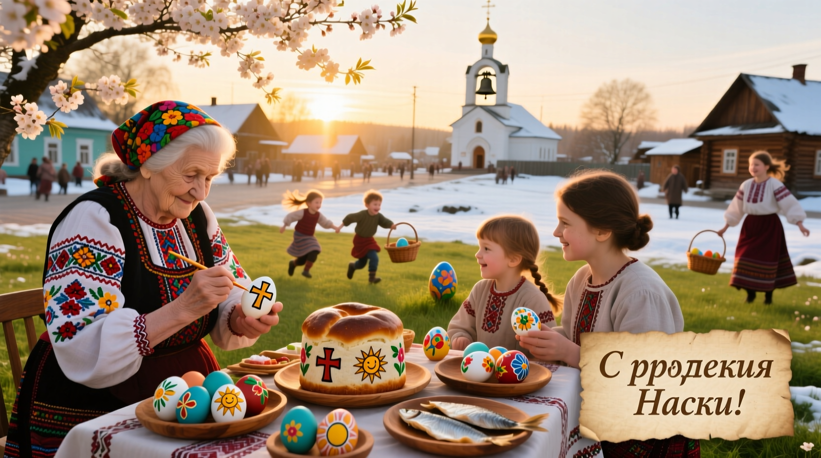 how do russians celebrate easter