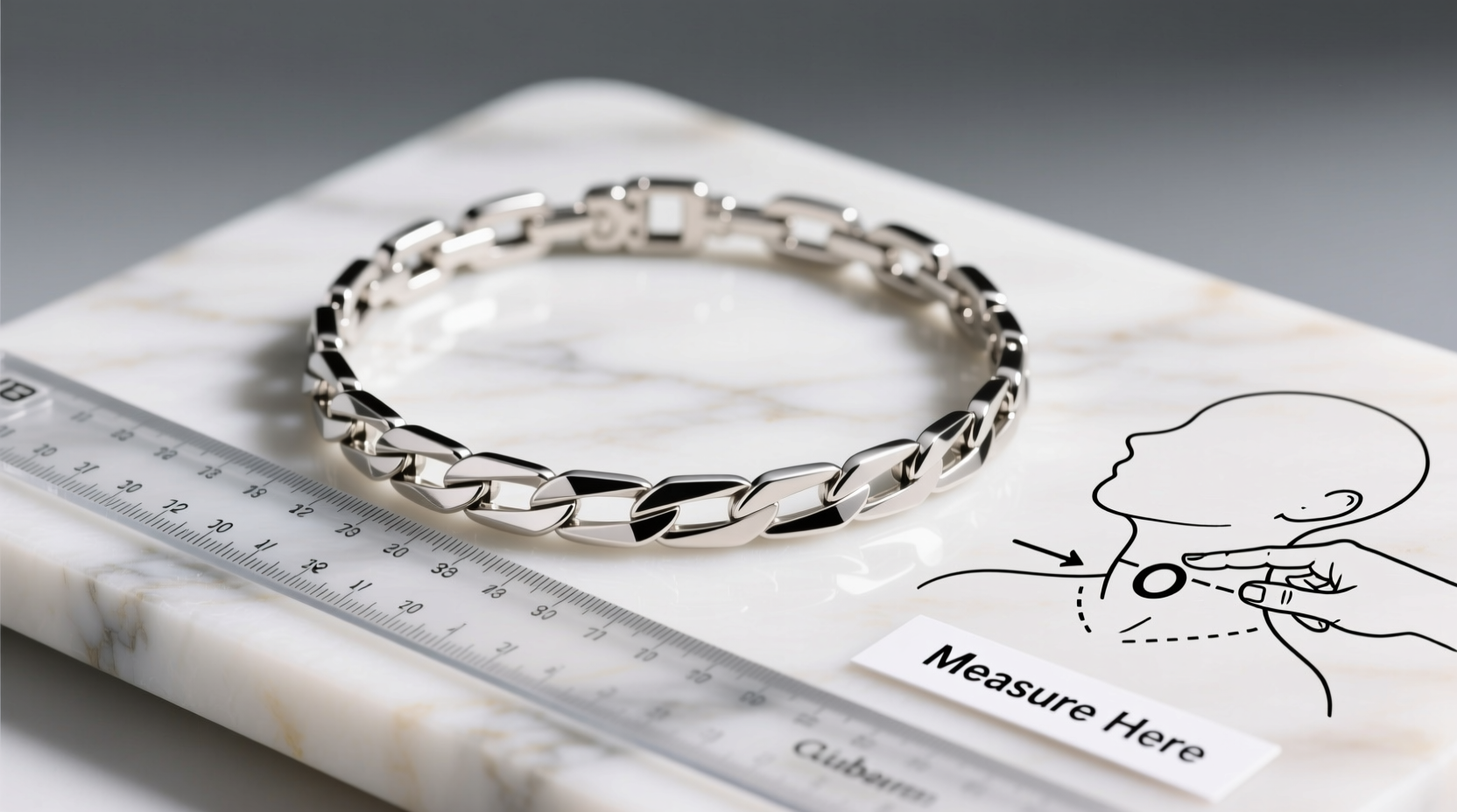 the ultimate guide to measuring your neck for a perfectly fitting cuban link choker