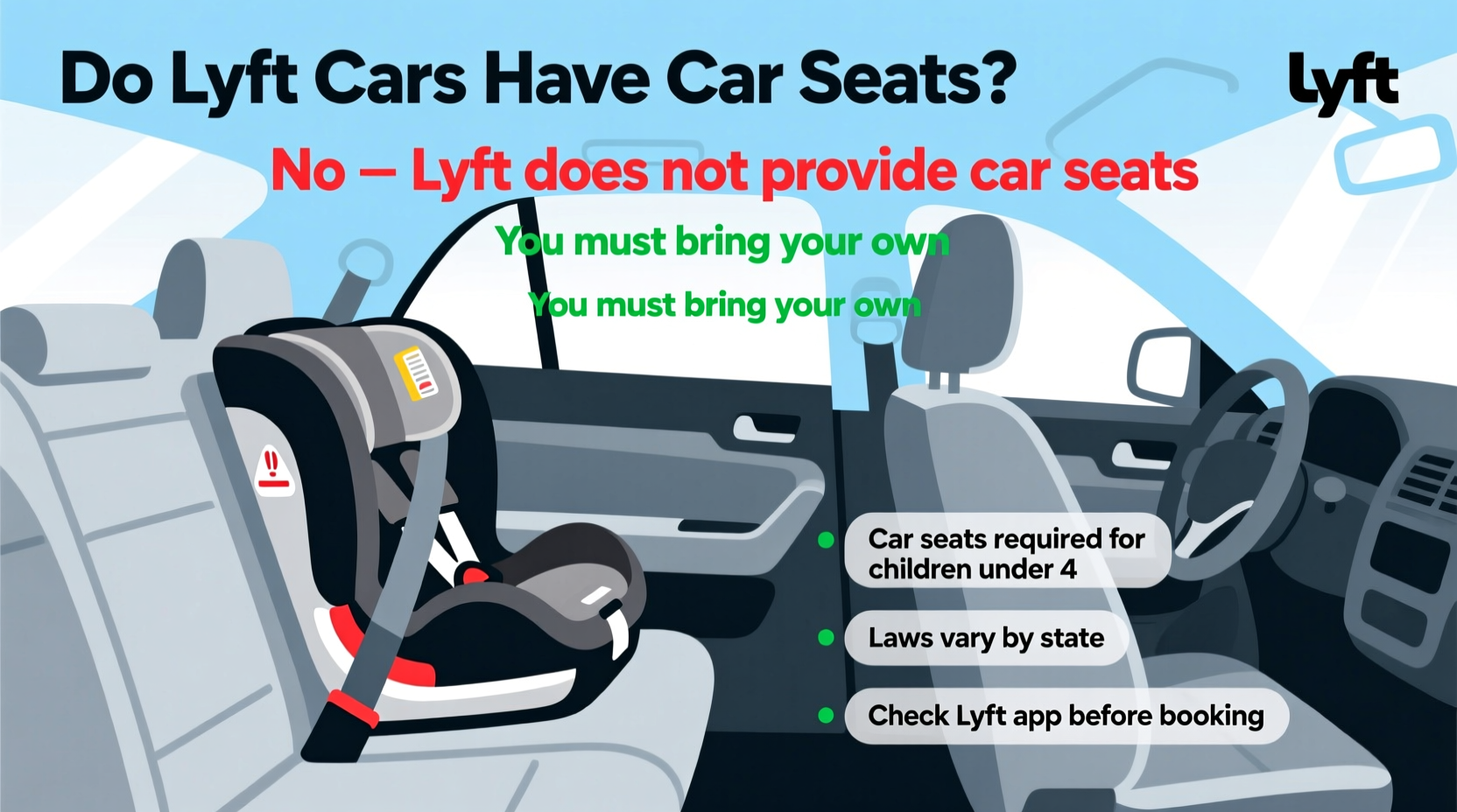 do lyft cars have car seats