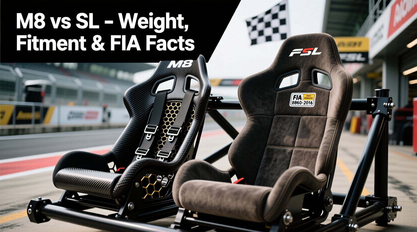 m8 vs csl bucket seats track