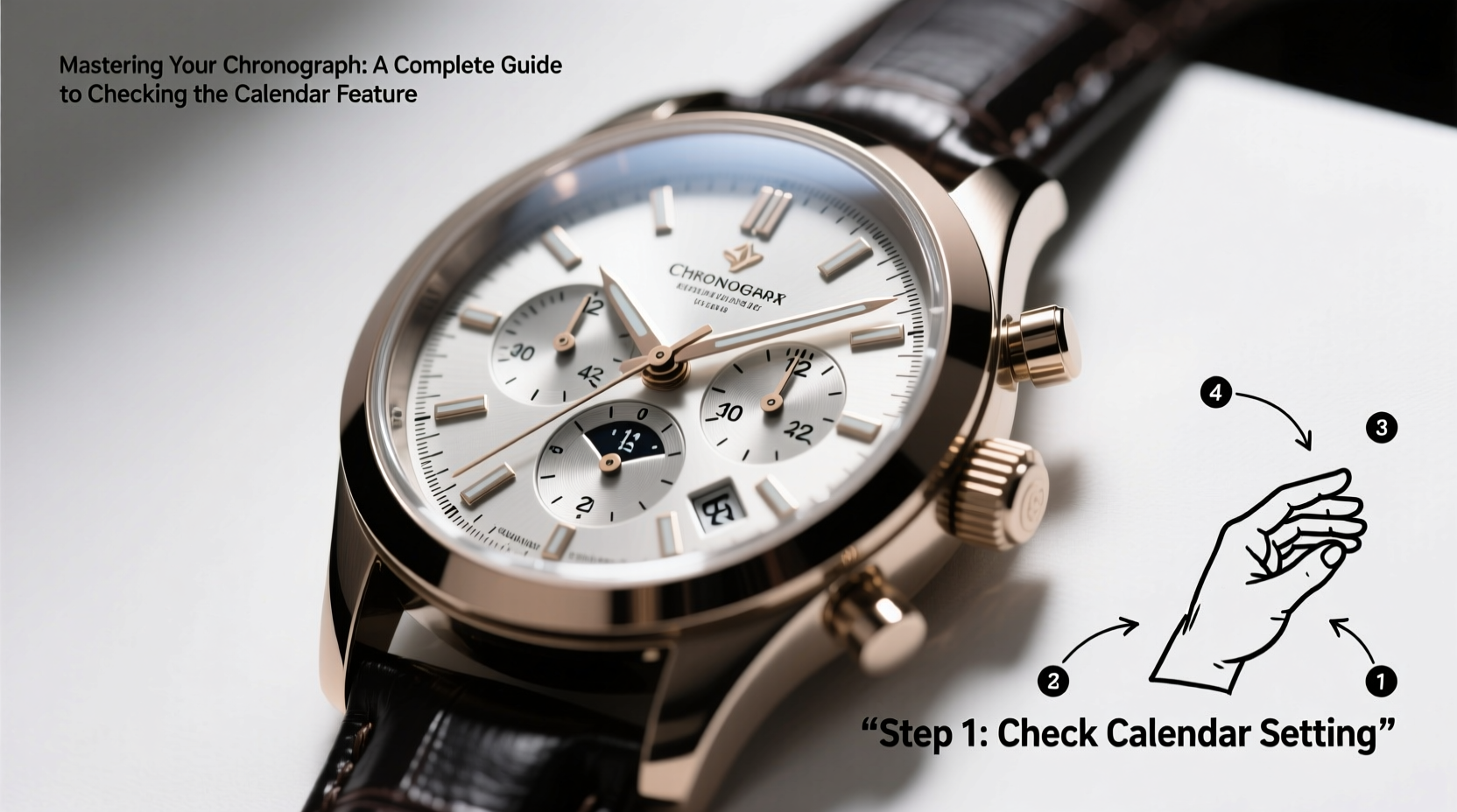 mastering your chronograph watch a complete guide to checking the calendar feature