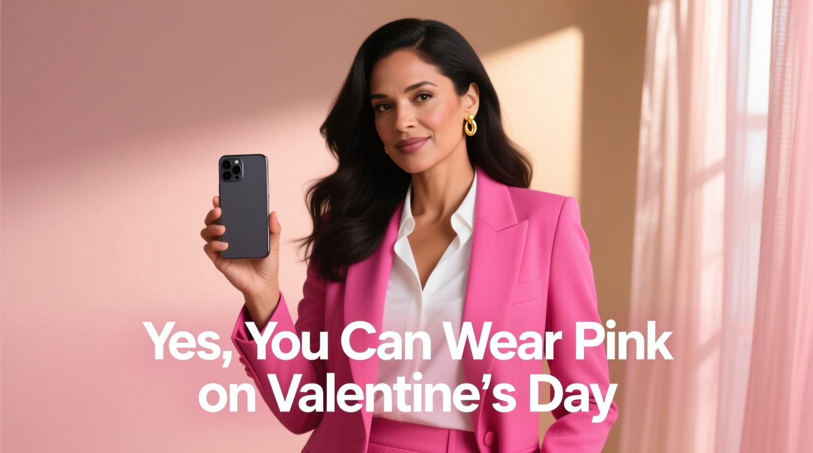 can you wear pink on valentines day