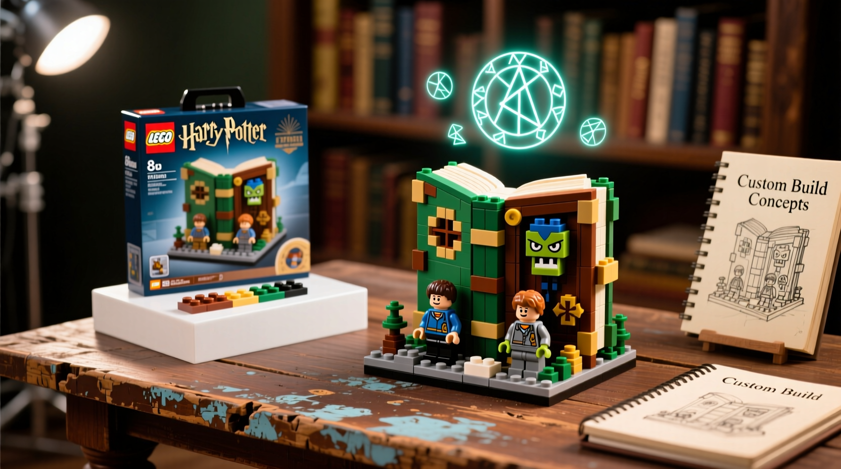 lego monster book vs harry potter mocs is the official set better than custom builds