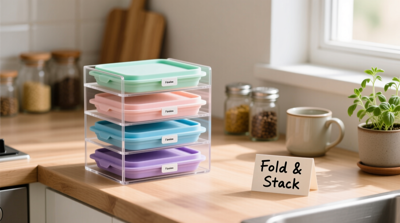 smart and space saving tips for storing foldable food covers efficiently