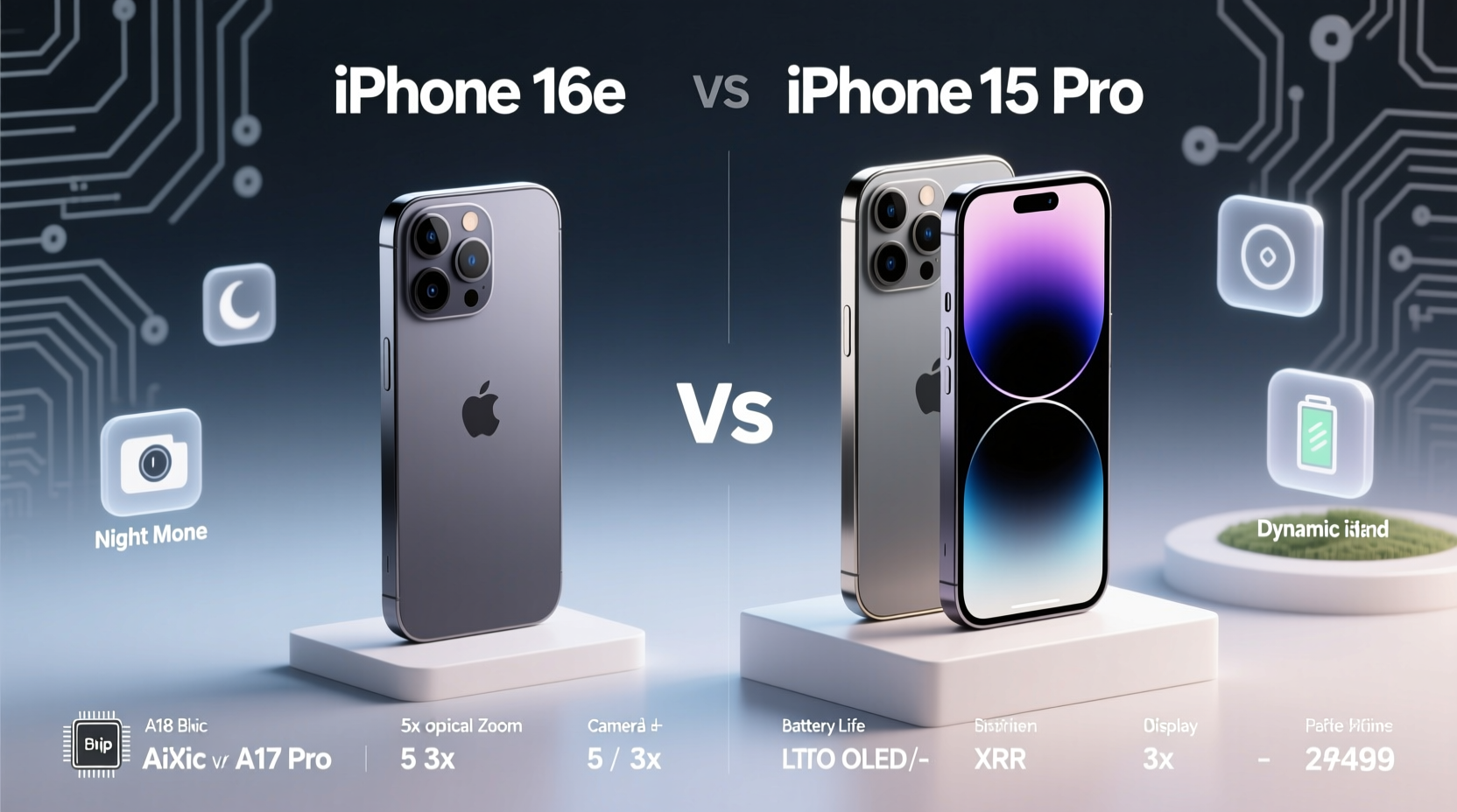 iphone 16e vs 15 pro is the newer model really worth it or is the pro still king