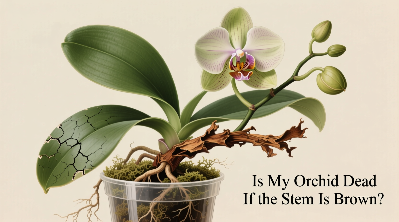 Is My Orchid Dead If the Stem Is Brown?