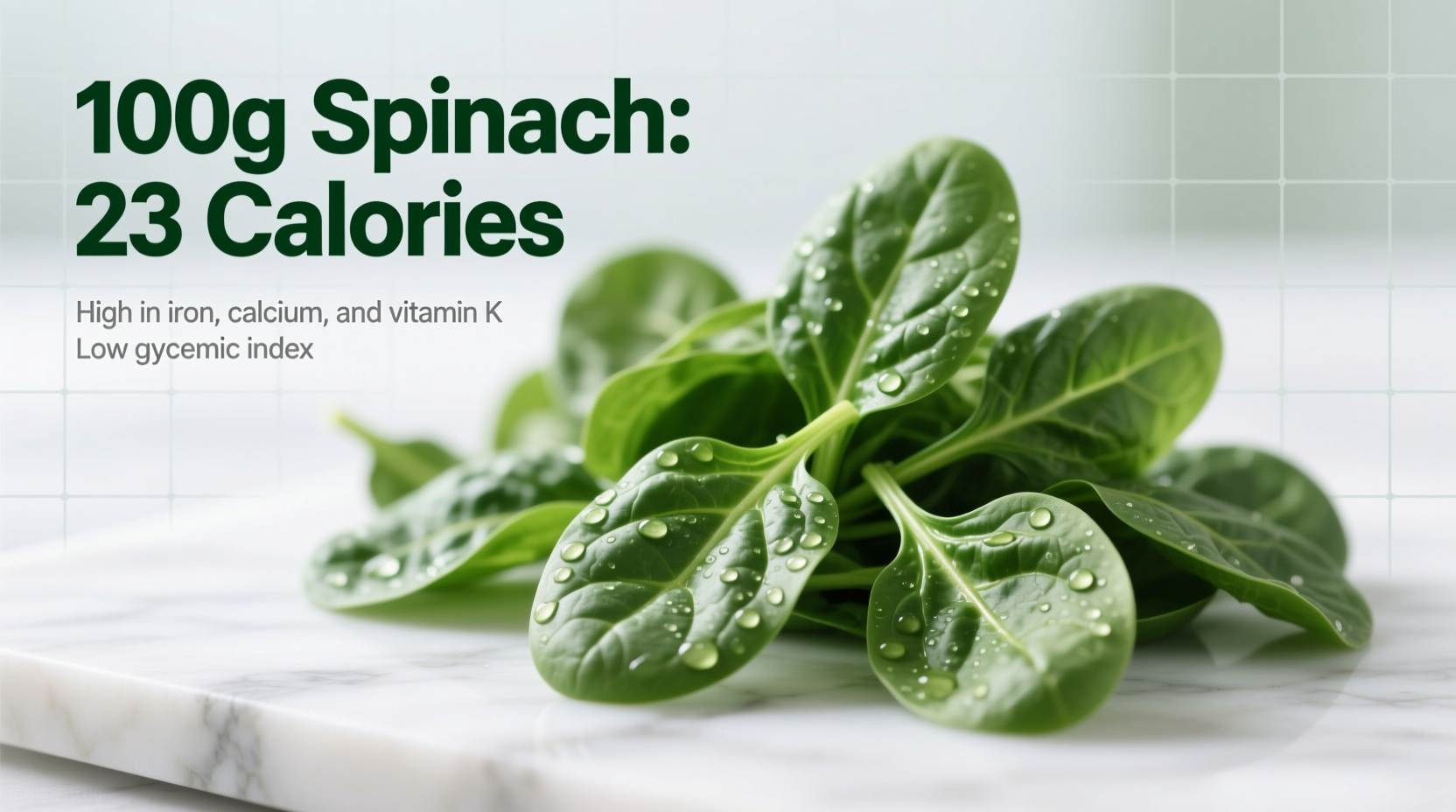 how many calories is in spinach
