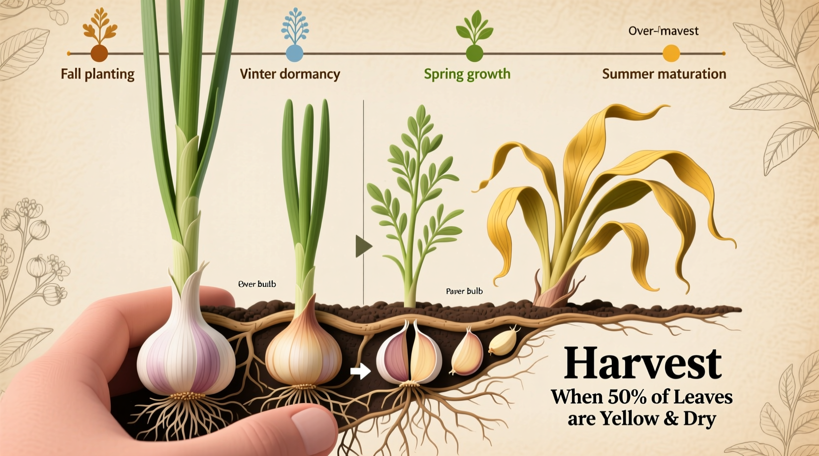 When to Harvest Garlic: 5 Clear Signs Your Bulbs Are Ready
