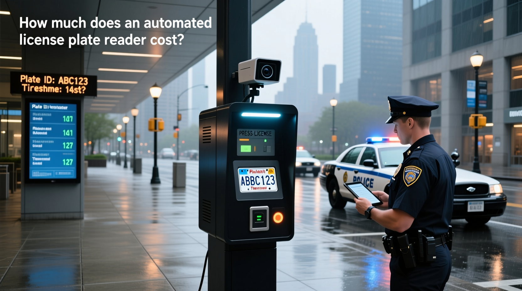 How to choose press license plate machine,How much does an automated license plate reader cost?